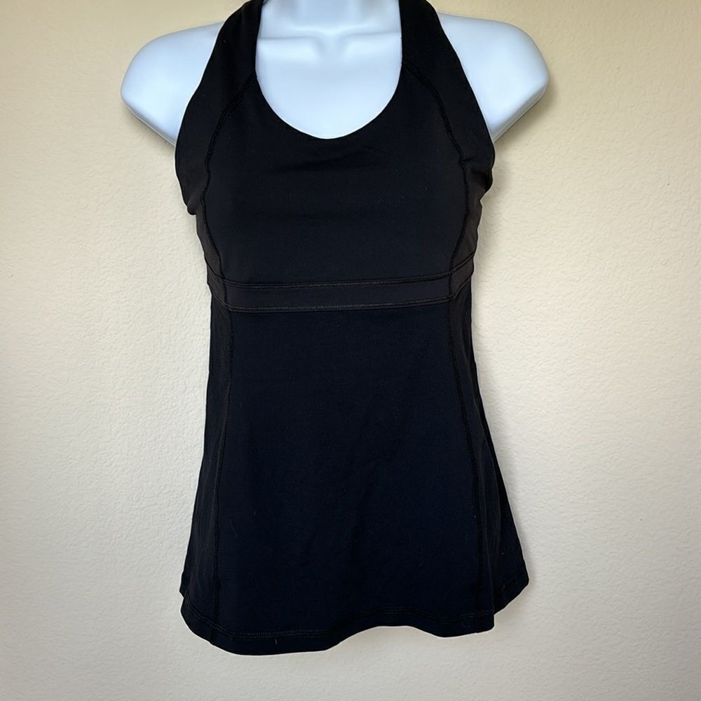Lululemon Run: Black Fast Track Tank top size 4‎